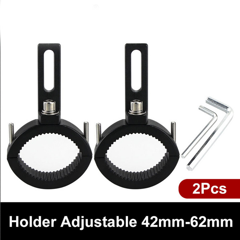 Suport din aliaj de aluminiu Suport exterior pentru faruri pentru motociclete Suport pentru apărător de noroi Modificare lampa de ceață externă Colier fix pentru țeavă