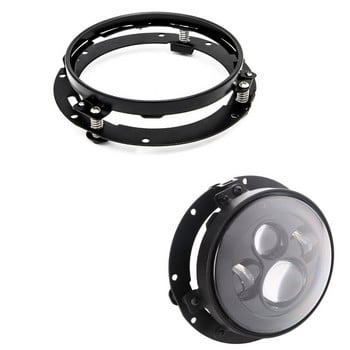 1PC/2PCS 7-инчов пръстен за монтажна скоба за LED фарове за Lada 4x4 urban Niva за Jeep Wrangler JK за Suzuki Samurai