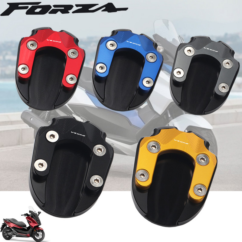 Pentru Honda Forza 125 Forza 250 Forza 300 2018 2019 Accesorii CNC pentru scuter Suport Picior Suport lateral Extensie Placă Suport