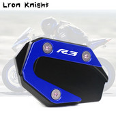 Skirta YAMAHA YZF-R3 YZFR3 ABS YZF-R25 YZF R3 R25 2015-2020 2019 CNC atramos kojos šoninio stovo prailginimo pagalvėlės atraminės plokštės padidinimas
