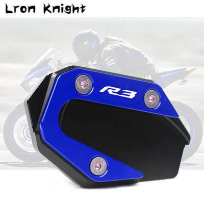 Pre YAMAHA YZF-R3 YZFR3 ABS YZF-R25 YZF R3 R25 2015-2020 2019 CNC stojánková noha, predĺženie bočného stojana, podperná doska, zväčšenie
