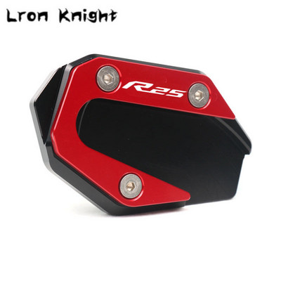 Skirta YAMAHA YZF-R3 YZFR3 ABS YZF-R25 YZF R3 R25 2015-2020 2019 CNC atramos kojos šoninio stovo prailginimo pagalvėlės atraminės plokštės padidinimas