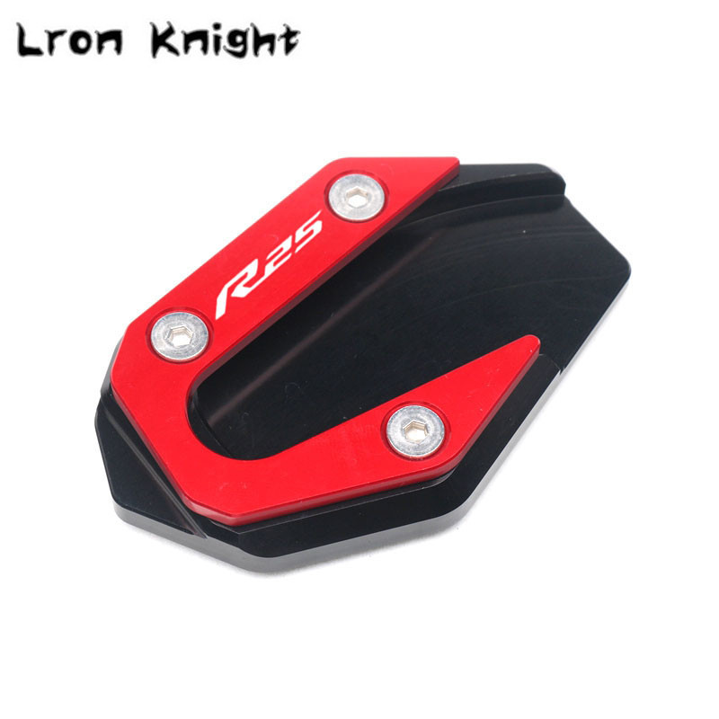 Skirta YAMAHA YZF-R3 YZFR3 ABS YZF-R25 YZF R3 R25 2015-2020 2019 CNC atramos kojos šoninio stovo prailginimo pagalvėlės atraminės plokštės padidinimas