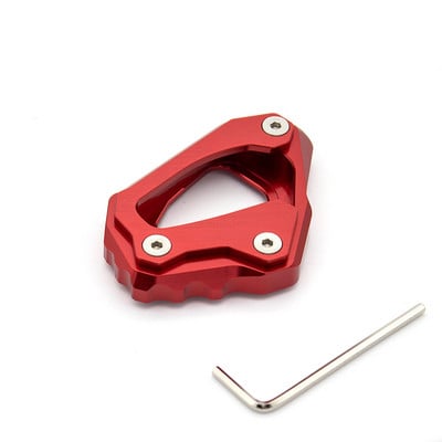 A YAMAHA MT-10 / FZ-10 MT10/FZ10 2016-2022 2017 Aluninum motorkerékpár oldalsó állvány alátétlemez Kickstand Nagyító támasztó hosszabbítóhoz