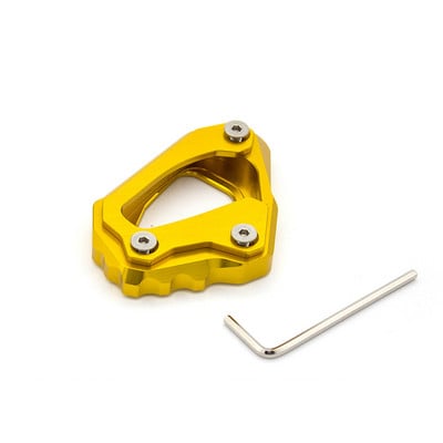 A YAMAHA MT-10 / FZ-10 MT10/FZ10 2016-2022 2017 Aluninum motorkerékpár oldalsó állvány alátétlemez Kickstand Nagyító támasztó hosszabbítóhoz