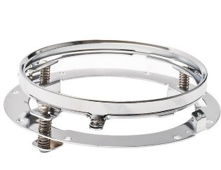 Rögzítőkonzol 7 hüvelykes LED-es fényszóróhoz, kerek gyűrűs 7 hüvelykes fényszóróra szerelhető lámpatartó Harley Road King Street Glide Electra-hoz.