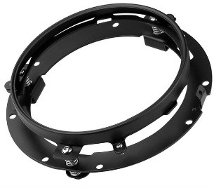 Rögzítőkonzol 7 hüvelykes LED-es fényszóróhoz, kerek gyűrűs 7 hüvelykes fényszóróra szerelhető lámpatartó Harley Road King Street Glide Electra-hoz.