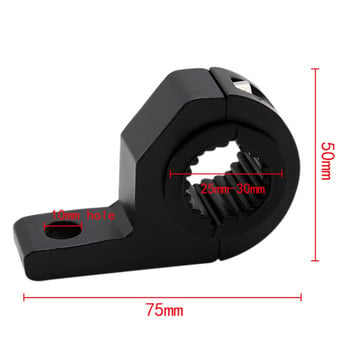 2бр. 15-30 мм универсална скоба за закрепване на фарове за мъгла Скоба за скоба за прожектори за кола, мотоциклет, предпазна лента