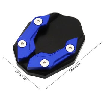 F1CF κράμα αλουμινίου μοτοσικλέτας Kickstand Extender Foot Side Stand Extension Foot Pad Plate Support for PCX125 PCX160/150