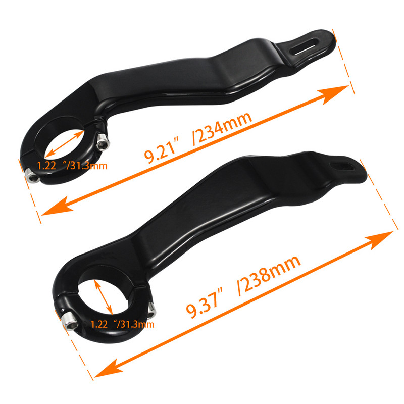 Sada na podporu kapotáže motocykla vhodná pre Harley Davidson Road Glide FLTRX FLTRK FLTRXS FLTRU FLTRUSE 2015-2022 čierna