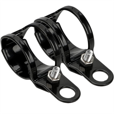 2 db 30-45 mm-es motorkerékpárra szerelhető villára szerelhető bilincs irányjelző konzol villogó villogó visszajelző tartó univerzális motorkerékpárhoz