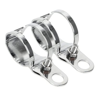 2 db 30-45 mm-es motorkerékpárra szerelhető villára szerelhető bilincs irányjelző konzol villogó villogó visszajelző tartó univerzális motorkerékpárhoz