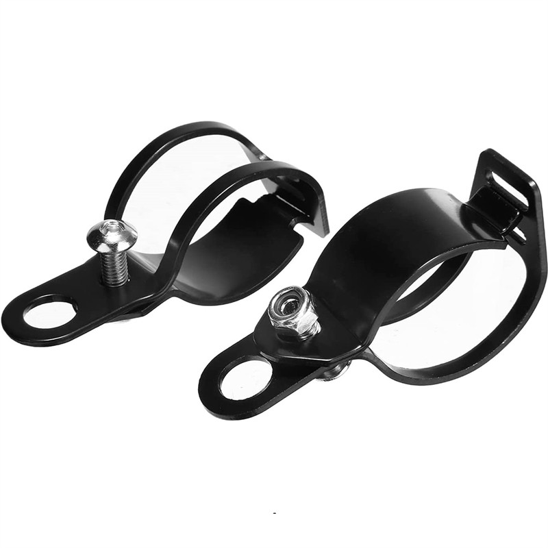 2 db 30-45 mm-es motorkerékpárra szerelhető villára szerelhető bilincs irányjelző konzol villogó villogó visszajelző tartó univerzális motorkerékpárhoz