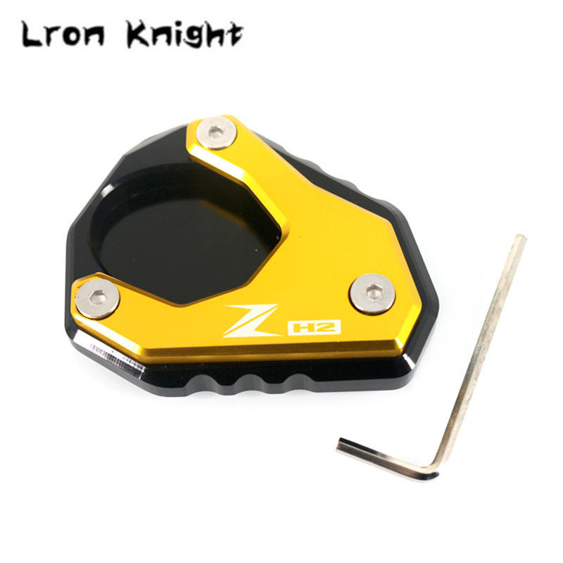 Skirta KAWASAKI ZH2 Z H2 ZH 2 2019 2020 2021 motociklo CNC atramos kojos šoninio stovo prailginimo pagalvėlės atraminės plokštės padidinimas