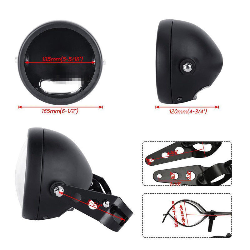 5-3/4 hüvelykes LED-es fényszóró rögzítőgyűrű konzol adapter tartozékok 5,75" motorkerékpár fényszóróház