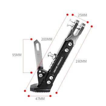 Ρυθμιζόμενη βάση μοτοσικλέτας Kickstand Foot Side Kick για DUCATI 748 Monster 1000 Hypermotard 821 Corse Monster 696 Monster 1100