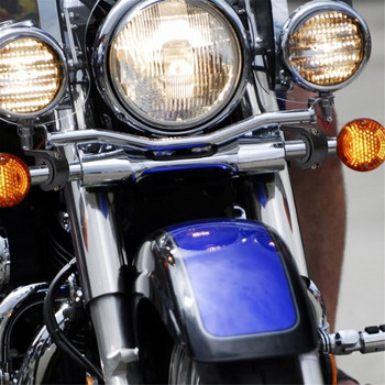 Скоби за фарове Скоби Автомобилен мотоциклет Комплект скоби за LED тръби CNC за мотоциклетни светлини Монтаж за всеки 22 мм 7/8 инча