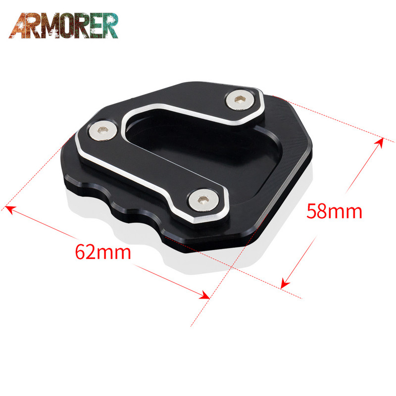 Motocyklové príslušenstvo pre KTM 1290 super duke r SDR, bočný stojan, podpera stojana, predĺženie stojana, 2014 2015 2016 2017