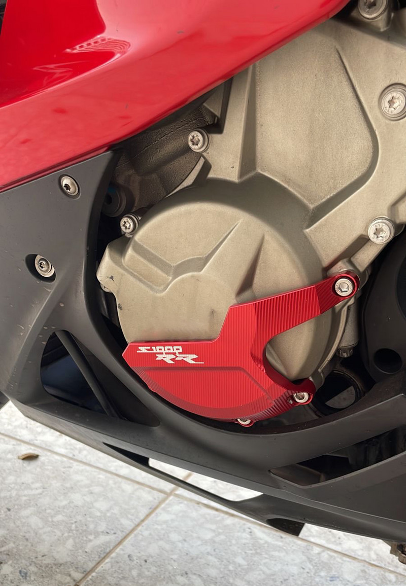 BMW S1000RR HP4 S1000R S 1000 RR S1000 R S1000XR 2009 - 2018 motorkerékpár motor állórész védőburkolatának védő oldalsó tokjának csúszkájához