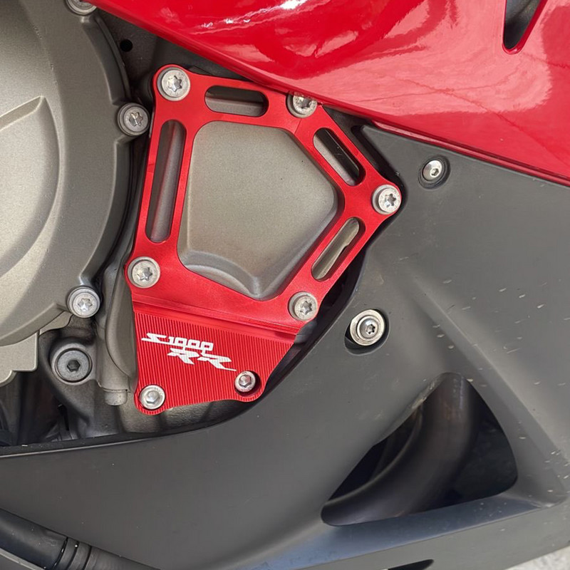 BMW S1000RR HP4 S1000R S 1000 RR S1000 R S1000XR 2009 - 2018 motorkerékpár motor állórész védőburkolatának védő oldalsó tokjának csúszkájához