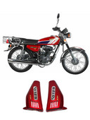 Motorkerékpár műanyag váz Akkumulátoros szerszám panelek oldalburkolatai Honda Lifan Dayang CG125 CDI125 jobb bal ABS burkolat mentes gumi