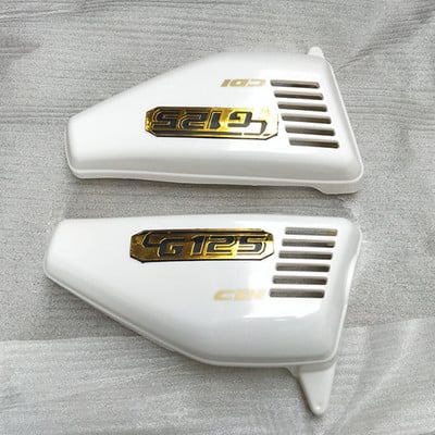 Motorkerékpár műanyag váz Akkumulátoros szerszám panelek oldalburkolatai Honda Lifan Dayang CG125 CDI125 jobb bal ABS burkolat mentes gumi