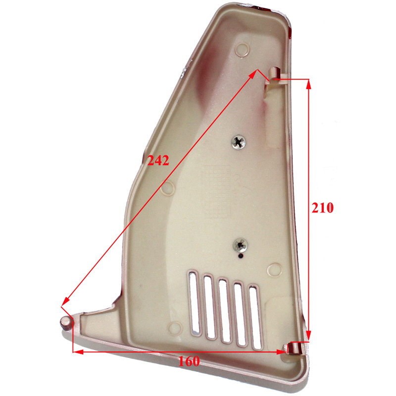 Motorkerékpár műanyag váz Akkumulátoros szerszám panelek oldalburkolatai Honda Lifan Dayang CG125 CDI125 jobb bal ABS burkolat mentes gumi