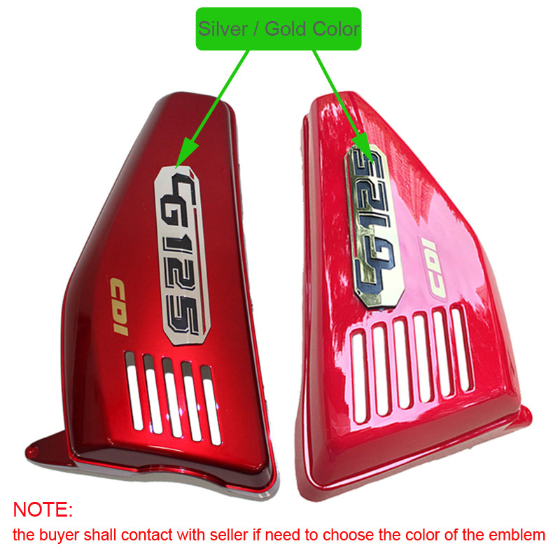 Motorkerékpár műanyag váz Akkumulátoros szerszám panelek oldalburkolatai Honda Lifan Dayang CG125 CDI125 jobb bal ABS burkolat mentes gumi