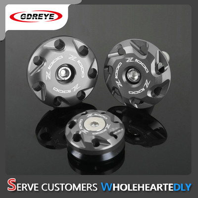 CNC hliníkový kryt otvoru pre motocyklový rám, ochranný kryt zátky a skrutky pre KAWASAKI Z1000SX NINJA 1000 2011~2015 Z1000 2010-2019