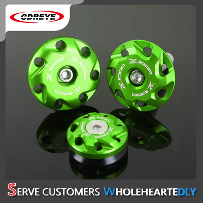 CNC hliníkový kryt otvoru pre motocyklový rám, ochranný kryt zátky a skrutky pre KAWASAKI Z1000SX NINJA 1000 2011~2015 Z1000 2010-2019