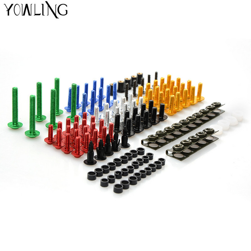 Skrutky kapotáže pre HONDA VFR800 VFR 800 800F 2002-2012 Upevňovacia sada skrutiek a upevňovacích prvkov kapotáže