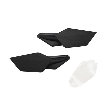 1 sada univerzálnych krídeliek pre motocyklové krídla, aerodynamická súprava krídeliek pre motocykle (čierne) krídla pre motocykle