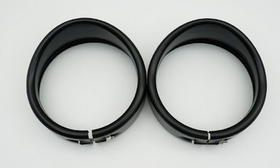 7-palcový krúžok na motocyklové svetlomety, ozdobný krúžok na svetlomety 4,5-palcový štýl pomocného svetla pre Harley Touring Road King Electra Glide Fat Boy