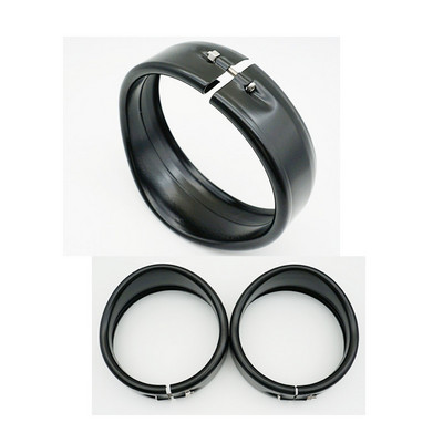 7-palcový krúžok na motocyklové svetlomety, ozdobný krúžok na svetlomety 4,5-palcový štýl pomocného svetla pre Harley Touring Road King Electra Glide Fat Boy