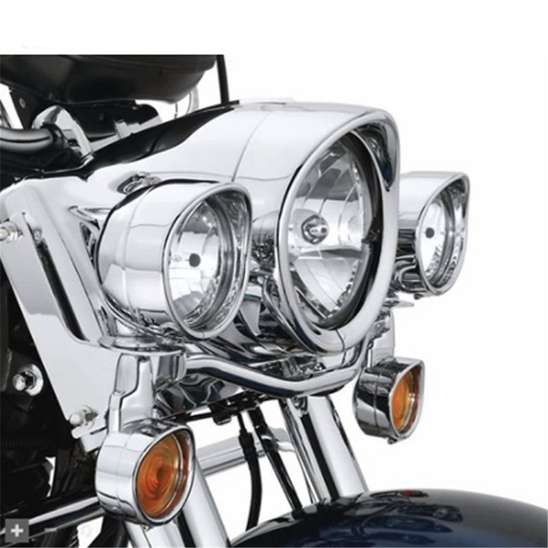 7-palcový krúžok na motocyklové svetlomety, ozdobný krúžok na svetlomety 4,5-palcový štýl pomocného svetla pre Harley Touring Road King Electra Glide Fat Boy