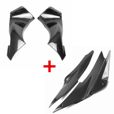 Sada na predný bočný kryt karbónovej palivovej nádrže pre Kawasaki ZX6 ZX6R ZX-6R 636 2005 2006