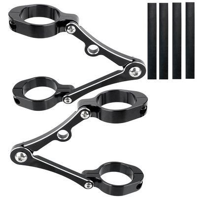 Spotlámpa tartó Univerzális CNC villa csőrögzítő bilincs Moto tartozékok Motorkerékpár fényszóró tartó 39mm-41mm