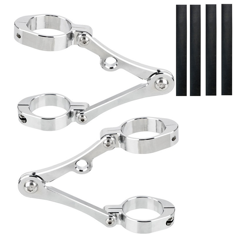 Spotlámpa tartó Univerzális CNC villa csőrögzítő bilincs Moto tartozékok Motorkerékpár fényszóró tartó 39mm-41mm