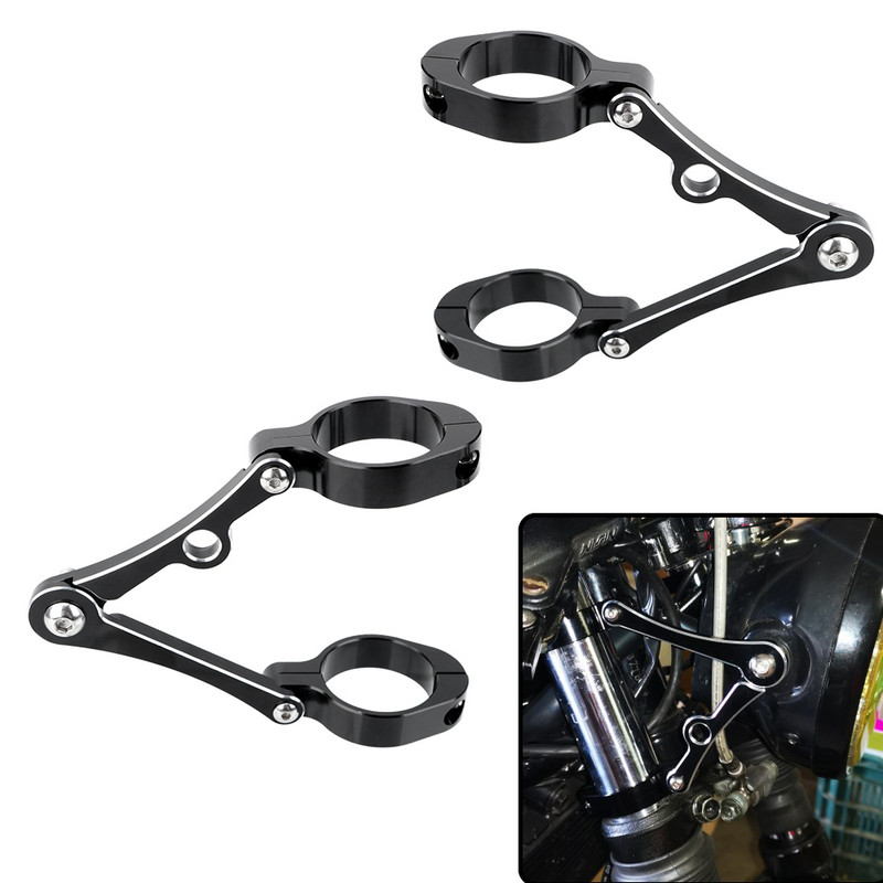 Spotlámpa tartó Univerzális CNC villa csőrögzítő bilincs Moto tartozékok Motorkerékpár fényszóró tartó 39mm-41mm