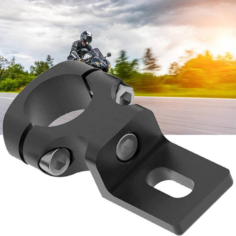Univerzálny držiak svetlometov na riadidlá motocykla, držiak bodového svetla, svorka na trubicu, vhodná medzi 22 mm trubice vidlice