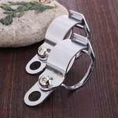 30–45 mm motociklo posūkio signalų perkėlimo šakių gnybtų laikiklis 2 vnt/komplektas Montavimo šviesos laikiklio lempos laikikliai