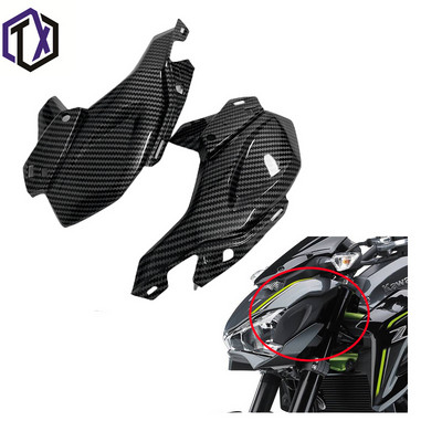 Motociklo anglies pluošto dažų kėbulo gaubtas ABS dekoravimo rinkinys, skirtas Kawasaki Z900 ZR900 ABS 2017,2018,2019