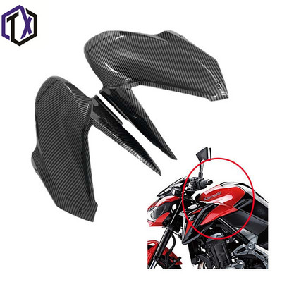 Motociklo anglies pluošto dažų kėbulo gaubtas ABS dekoravimo rinkinys, skirtas Kawasaki Z900 ZR900 ABS 2017,2018,2019