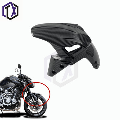 Motociklo anglies pluošto dažų kėbulo gaubtas ABS dekoravimo rinkinys, skirtas Kawasaki Z900 ZR900 ABS 2017,2018,2019