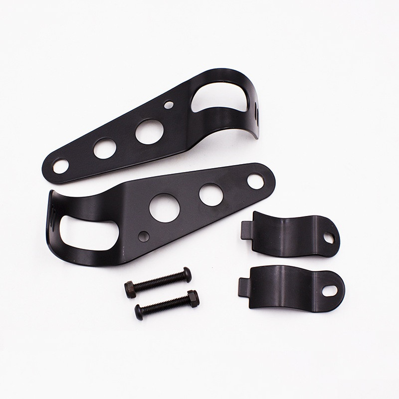 Držiak na montáž svetlometov motocykla, nastavovač uší vidlice 39-51 mm, držiak svorky na trubicu vidlice, držiak bodového hmlového svetla