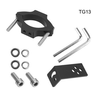 Universalaus tvirtinimo TG11/TG13 motociklo priekinių žibintų laikiklio vamzdžio šakės prožektorių laikiklio spaustukas, skirtas Cafer Racer Chopper ir kt.