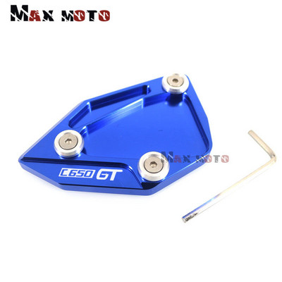 Pentru BMW C650GT Sport C600 2012 2013 2014 2015 Suport pentru motociclete Picior Suport lateral Extensie Pad Suport Placă Mărire