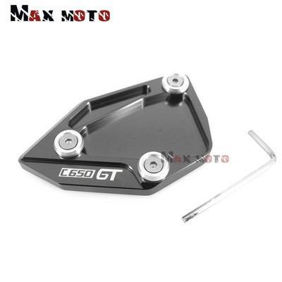 Pentru BMW C650GT Sport C600 2012 2013 2014 2015 Suport pentru motociclete Picior Suport lateral Extensie Pad Suport Placă Mărire