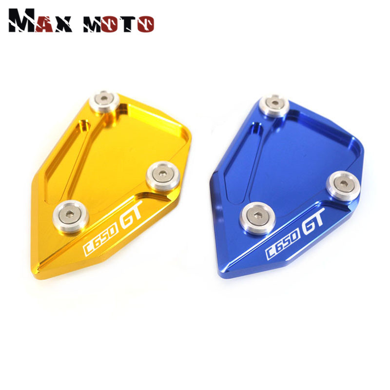 Pentru BMW C650GT Sport C600 2012 2013 2014 2015 Suport pentru motociclete Picior Suport lateral Extensie Pad Suport Placă Mărire