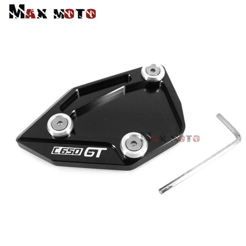 Pentru BMW C650GT Sport C600 2012 2013 2014 2015 Suport pentru motociclete Picior Suport lateral Extensie Pad Suport Placă Mărire
